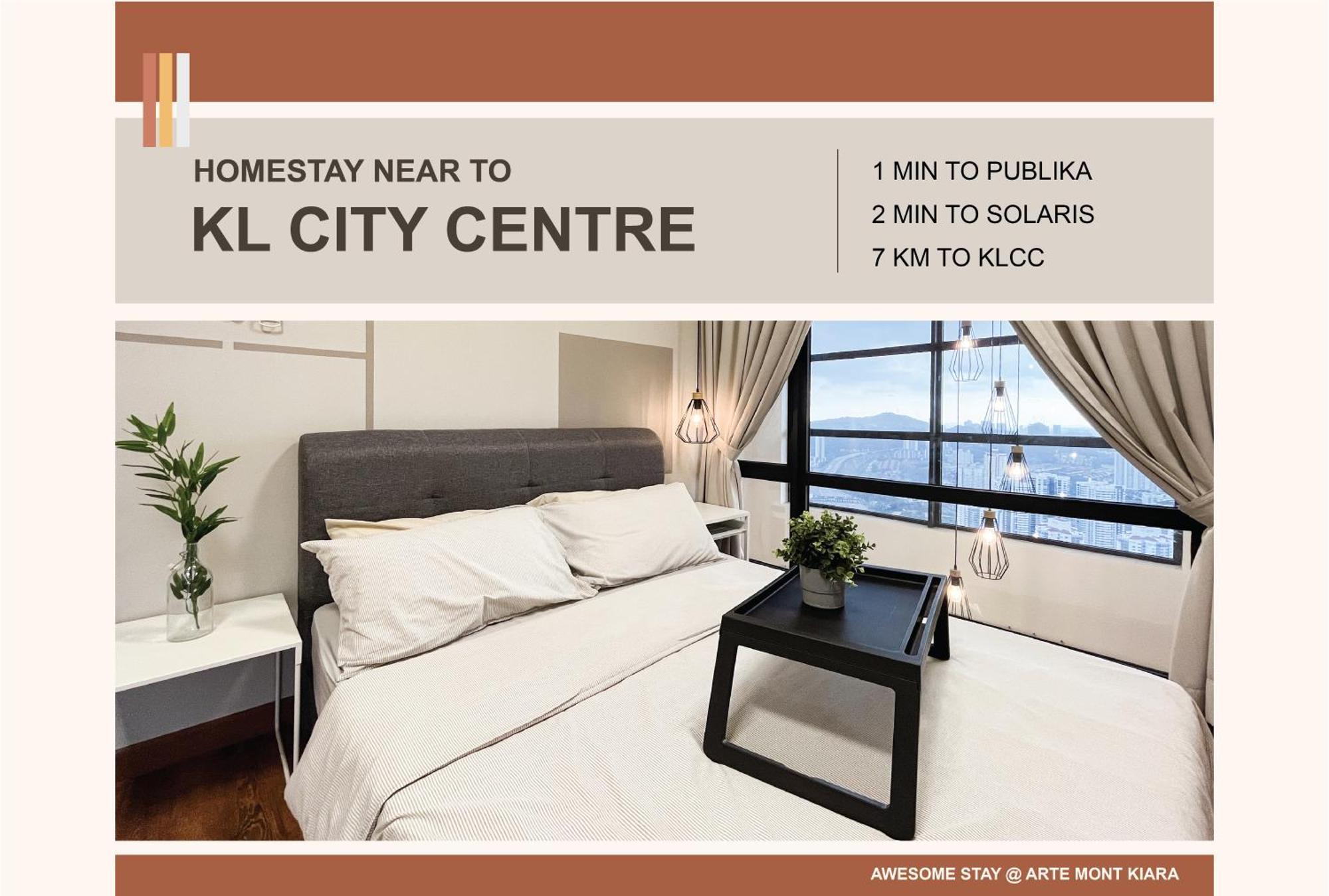 Nj Homestay At Arte Mont Kiara Kuala Lumpur Eksteriør bilde