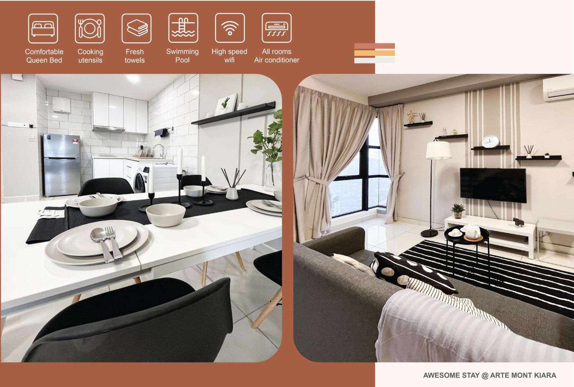 Nj Homestay At Arte Mont Kiara Kuala Lumpur Eksteriør bilde